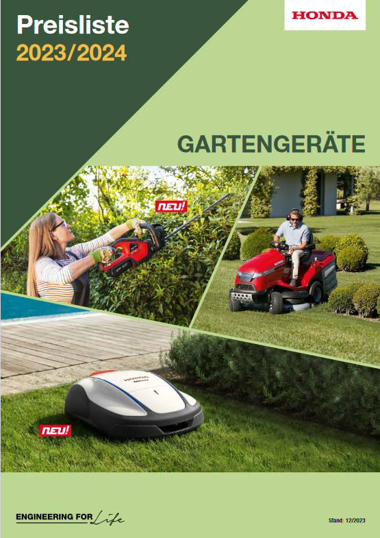 Honda Preisliste 2022/23